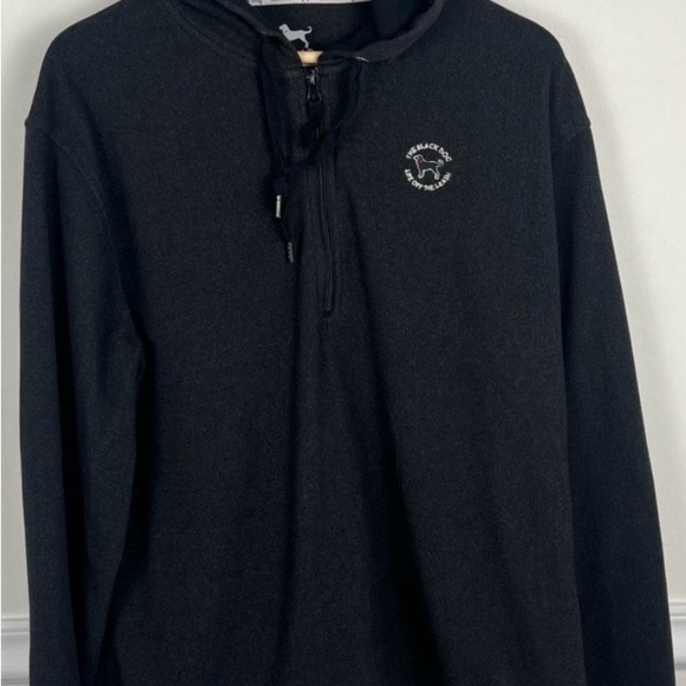 Black Half-Zip Pullover - image 1
